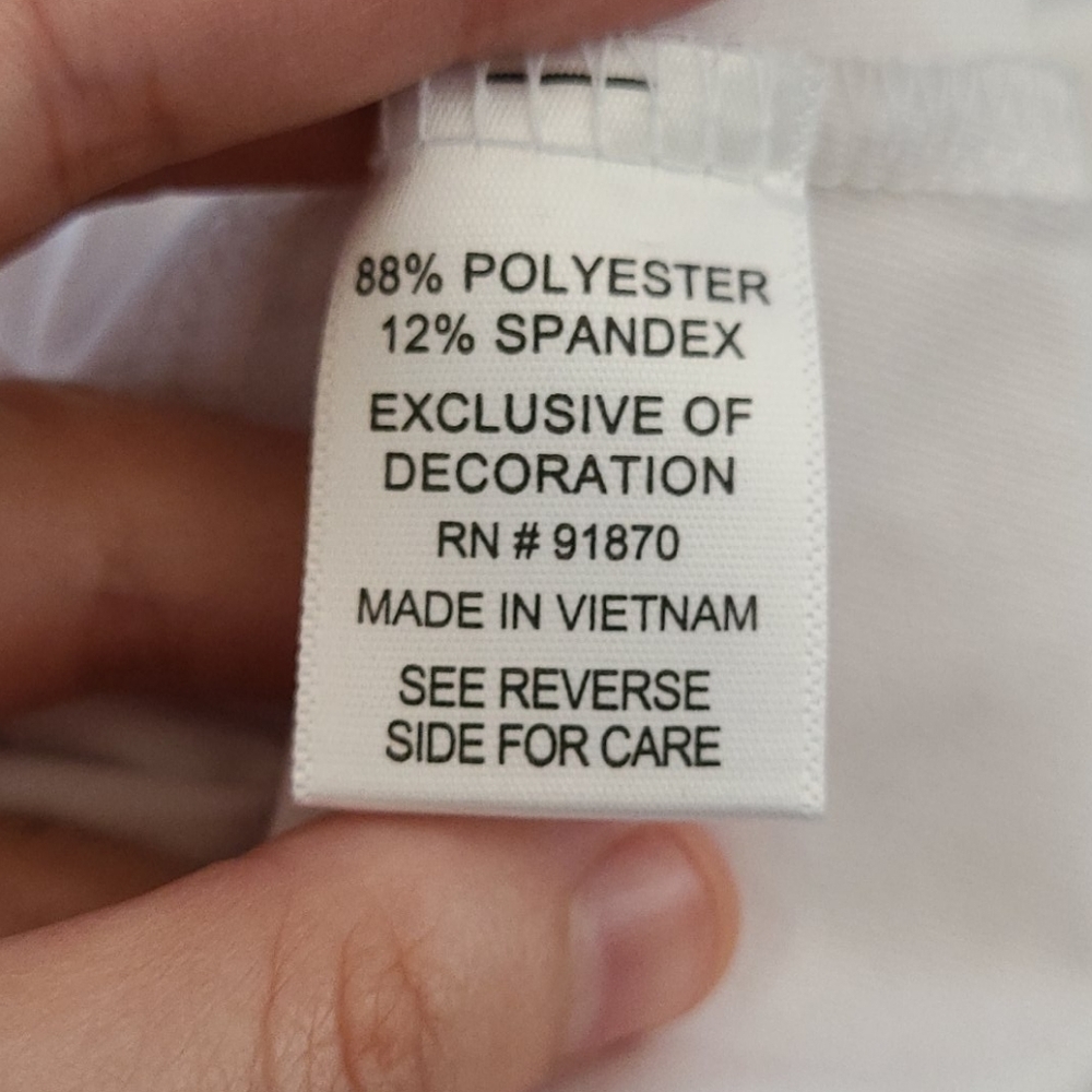 NWOT Bolle White Cross Back Sport Tank Top - Picture 7 of 7